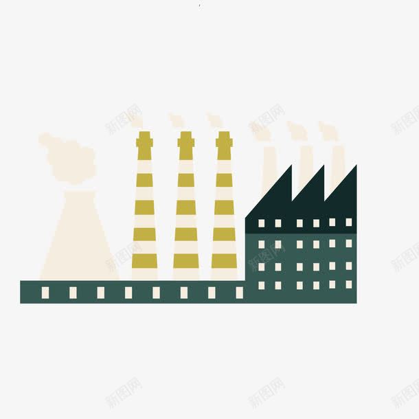 卡通化工烟囱工厂石油化工png免抠素材_新图网 https://ixintu.com 化工 卡通 工厂 烟囱 石油化工