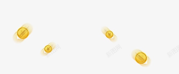 漂浮的金币psd免抠素材_新图网 https://ixintu.com 淘金币 漂浮的金币 黄色