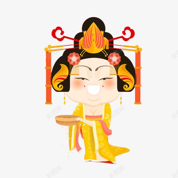 古代美人png免抠素材_新图网 https://ixintu.com 古代美人卡通古代