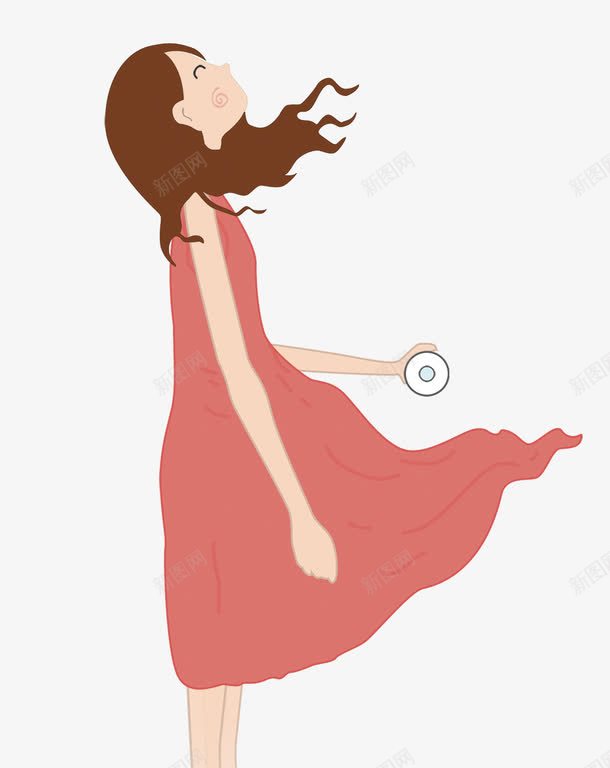 卡通手绘女孩放风筝png免抠素材_新图网 https://ixintu.com 卡通 卡通手绘女孩放风筝 女孩 手绘 放风筝 裙子 长发