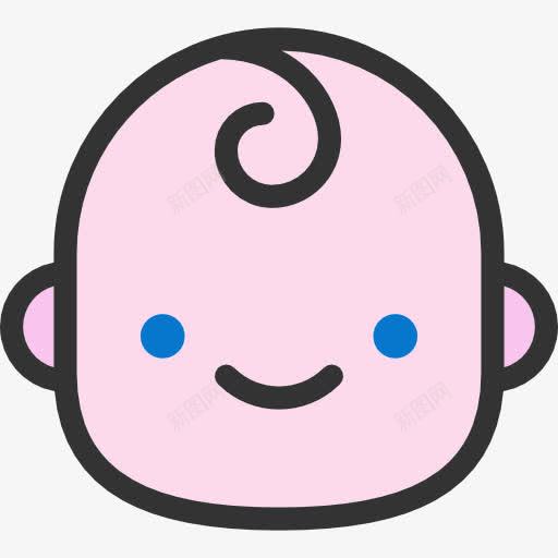 微笑图标png_新图网 https://ixintu.com 人 头 宝贝 微笑 感情 脸 表情符号