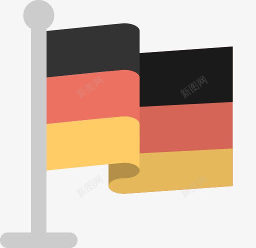 国旗德国thesquidink40png免抠素材_新图网 https://ixintu.com Flag germany 国旗 德国
