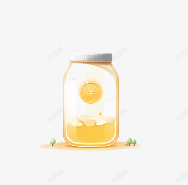 储蓄罐png免抠素材_新图网 https://ixintu.com 储蓄罐 存钱箱 理财 金币