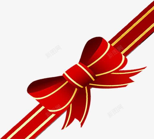 红色喜庆卡通蝴蝶结png免抠素材_新图网 https://ixintu.com 卡通 喜庆 红色 蝴蝶结