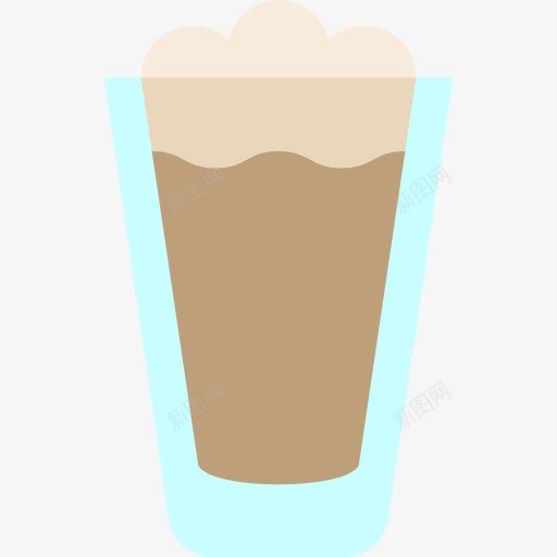 冰沙图标png_新图网 https://ixintu.com 冰沙 冷 咖啡店 玻璃 食品