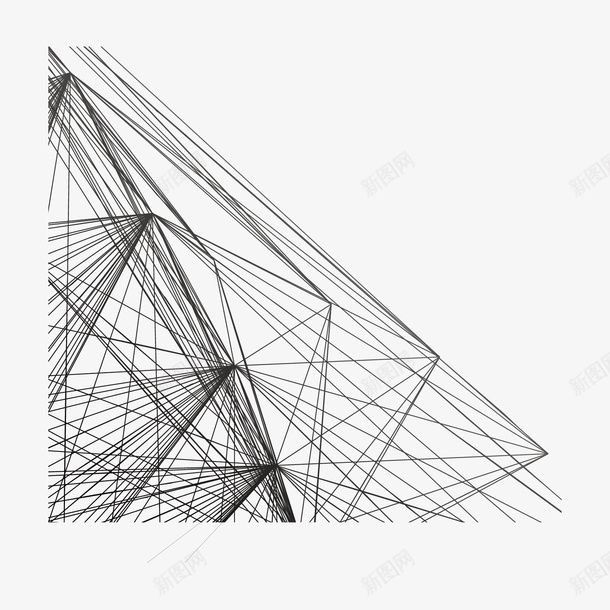 线条背景矢量图