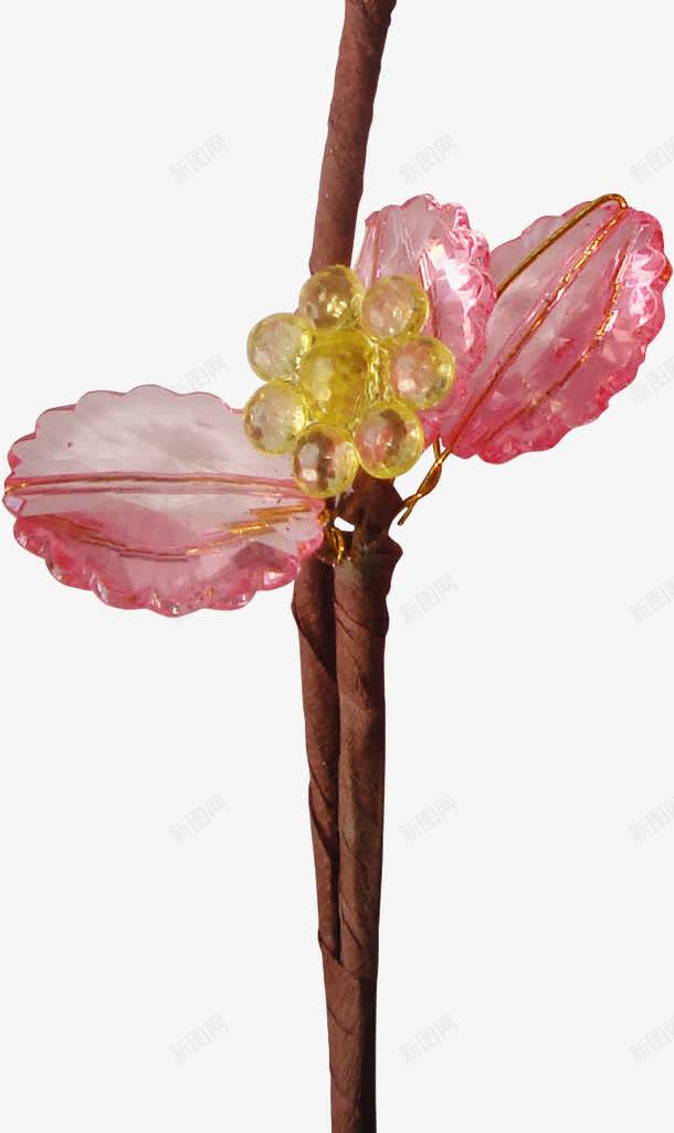 手工珊瑚花png免抠素材_新图网 https://ixintu.com 实物 手工珊瑚花 手工艺术品 手工花朵 花朵