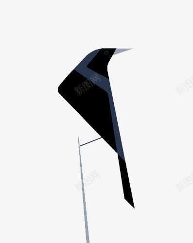 黑色乌鸦png免抠素材_新图网 https://ixintu.com 乌鸦免扣元素 乌鸦插画 动物 渐变色 黑乌鸦