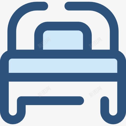床图标png_新图网 https://ixintu.com 医疗 困 宿舍 床 睡觉 酒店