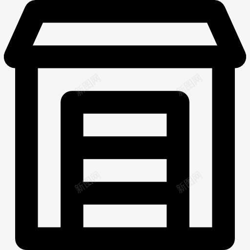 车库图标png_新图网 https://ixintu.com 停车场 商业 建筑物 汽车 车库 车辆