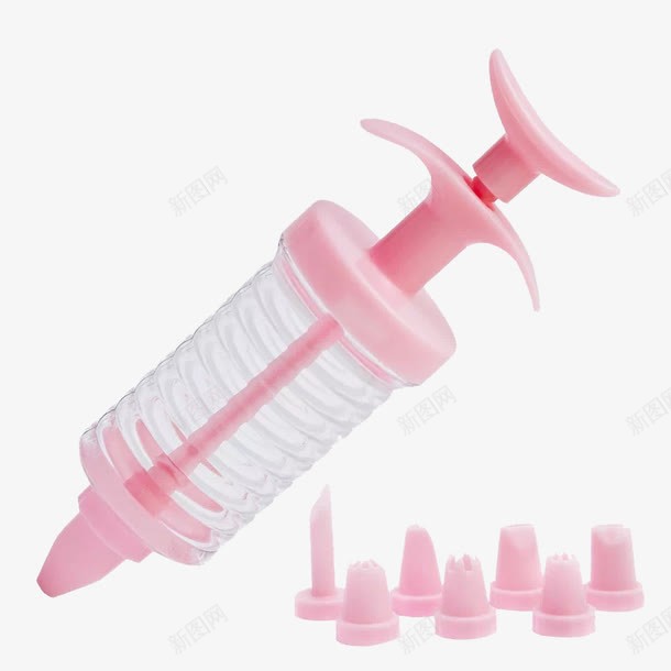 烘焙工具裱花枪png免抠素材_新图网 https://ixintu.com 烘培工具 烘焙 粉色