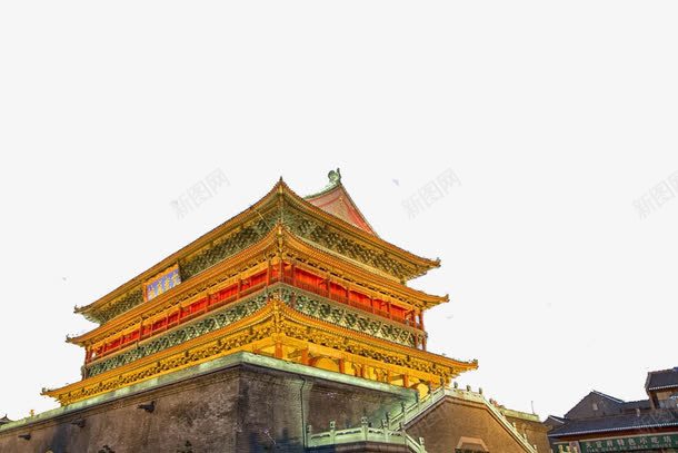 陕西建筑拍摄图插图元素png免抠素材_新图网 https://ixintu.com 建筑 拍摄图 插图 陕西 陕西建筑