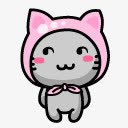 猫灰色的情感Graycaticons图标png_新图网 https://ixintu.com cat emotion gray 情感 灰色的 猫