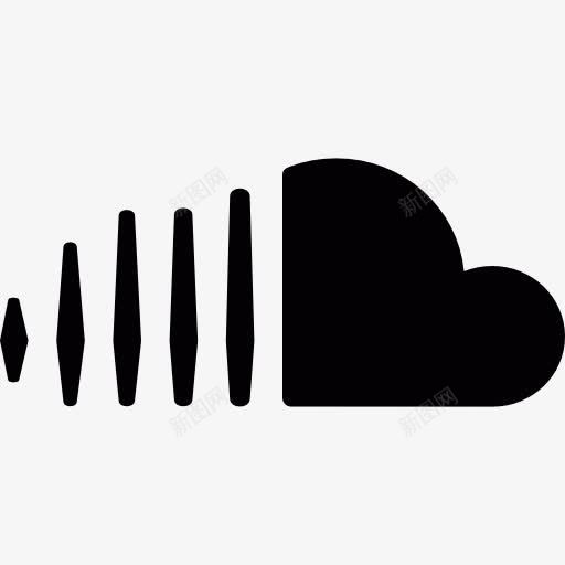 SoundCloud的标志图标png_新图网 https://ixintu.com SoundCloud 分布 标志 网络 音频