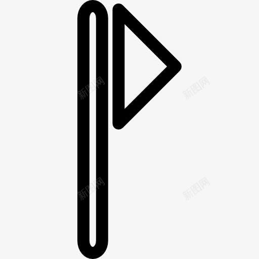 极点轮廓上的三角形标志图标png_新图网 https://ixintu.com 三角形 地图和标志 工具 极点 标志 概述 轮廓