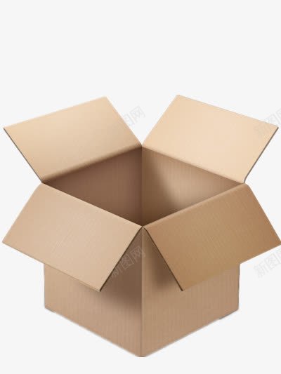 打包纸箱png免抠素材_新图网 https://ixintu.com 大容量 棕色 简约