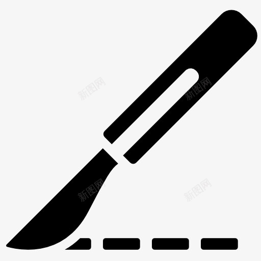 scalpel1图标png_新图网 https://ixintu.com 手术刀