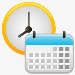 首选项系统时间乳白色20图标png_新图网 https://ixintu.com preferences system time 时间 系统 首选项