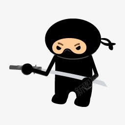 忍者杀手刀黑色的ninjaicons图标png_新图网 https://ixintu.com black ninja 刀 忍者 杀手 黑色的