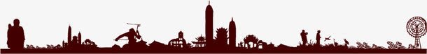 卡通城市简约png免抠素材_新图网 https://ixintu.com 卡通 城市 现代 简约