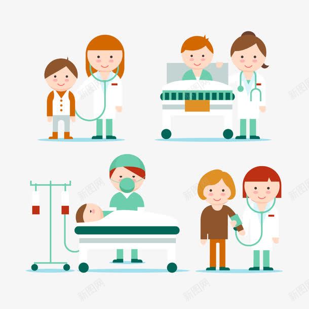 医疗健康图标png免抠素材_新图网 https://ixintu.com 健康 医疗 卡通 扁平 科技
