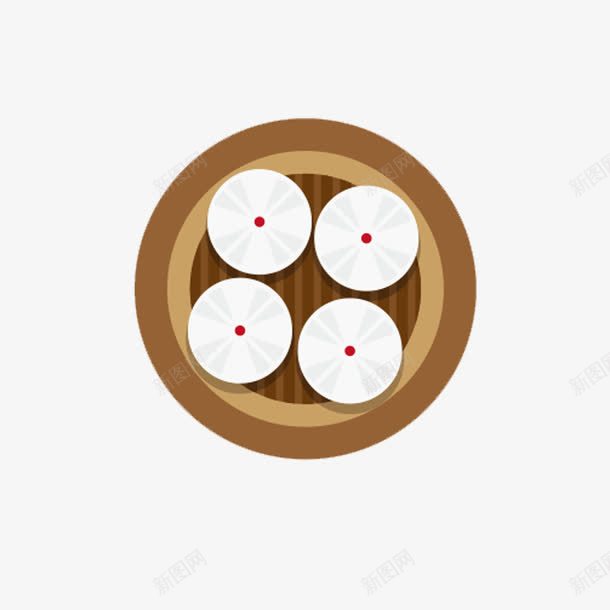 包子png免抠素材_新图网 https://ixintu.com 包子 点心 食物