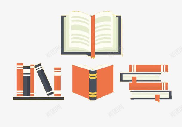 图书书本学习研究psd免抠素材_新图网 https://ixintu.com 书本 图书 学习 研究