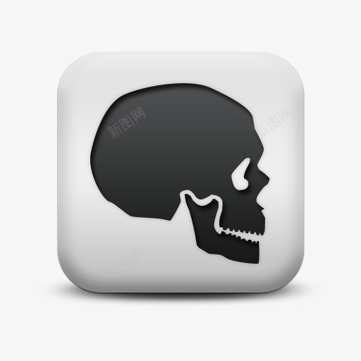 磨砂白广场图标文化颅骨文化偶像png_新图网 https://ixintu.com culture icon matte skull square white 图标 广场 文化 白 磨砂 颅骨