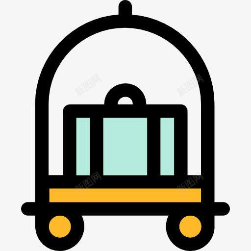 Bellboy图标png_新图网 https://ixintu.com 行李 行李员 车 运输 酒店