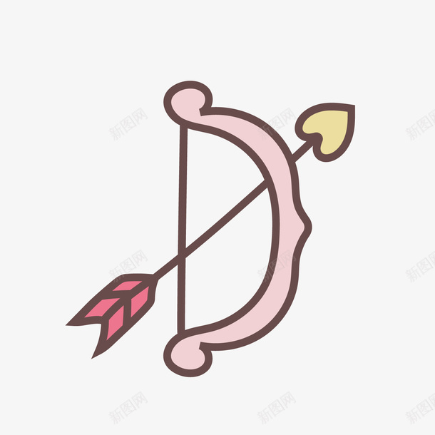 粉色的丘比特之箭图标png_新图网 https://ixintu.com 丘比特 可爱 图标 婚礼 爱情 爱没有距离 箭矢 粉嫩系