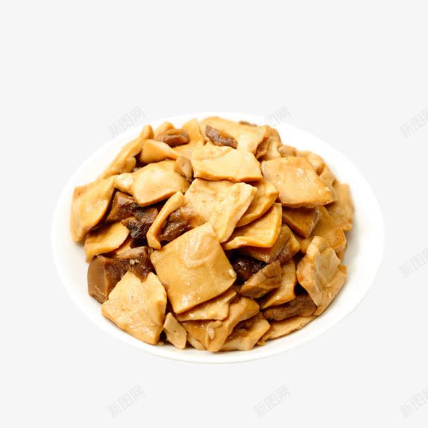 一碟香菇豆干png免抠素材_新图网 https://ixintu.com 一碟香菇豆干 产品实物 豆制品 香菇豆干