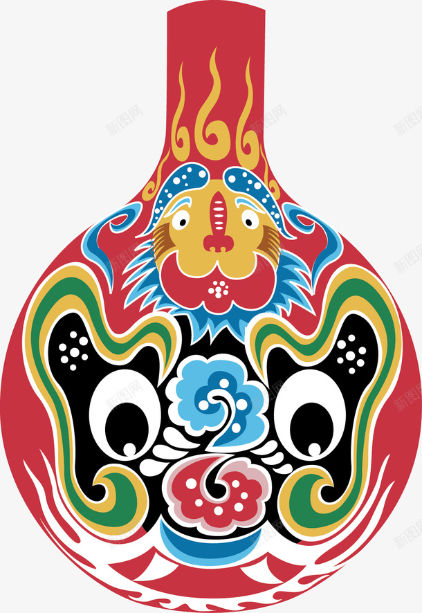 创意京剧人物图png免抠素材_新图网 https://ixintu.com 京剧人物 京剧变脸 京剧脸谱 人物脸谱 变脸 国粹 脸谱 花脸