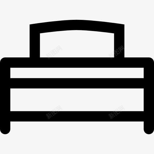 个人的床上图标png_新图网 https://ixintu.com 休息 卧室 睡觉 酒店家具