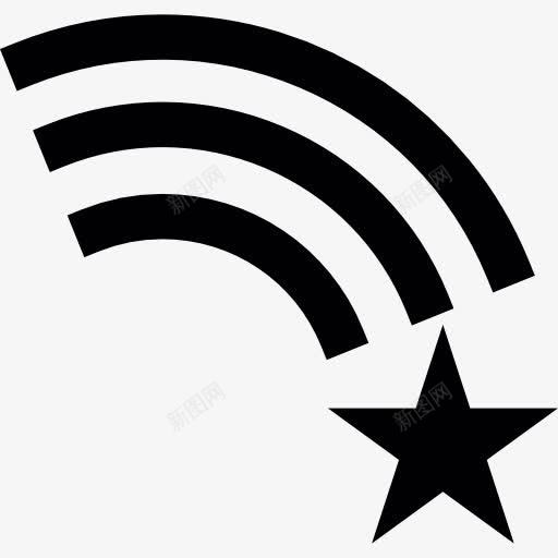 最喜欢的WirelesConecction的图标png_新图网 https://ixintu.com 互联网连接 形状 无线 无线网络 无线连接 星