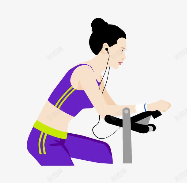 运动听歌的人png免抠素材_新图网 https://ixintu.com 人物 动漫 卡通 听歌 听歌的人 女孩