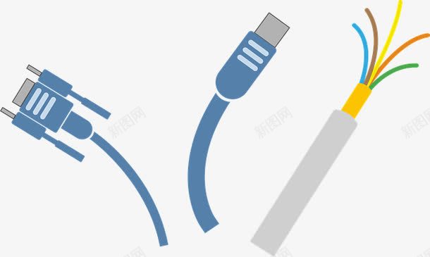 电源插头png免抠素材_新图网 https://ixintu.com 插头 电源 电线
