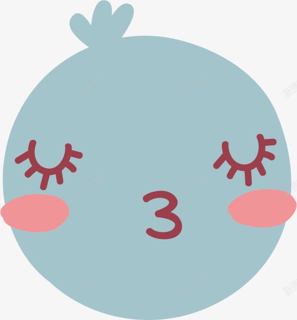 害羞表情图矢量图ai免抠素材_新图网 https://ixintu.com 包子脸 卡通脸 害羞 表情图 矢量图