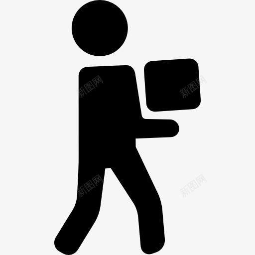男子背着标图标png_新图网 https://ixintu.com 人 包 孩子 男人