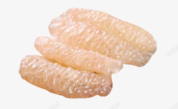 大块青柚果肉png免抠素材_新图网 https://ixintu.com 柚子果肉 白心柚子 白心水果 白色果肉 白色柚子肉 绿皮青柚 青柚