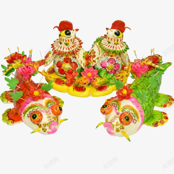 面塑吉祥物png免抠素材_新图网 https://ixintu.com 传统工艺 民间工艺 面塑 面塑工艺