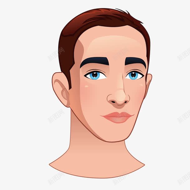 男士发型普通发型矢量图ai免抠素材_新图网 https://ixintu.com 发型 普通 男士发型 矢量图