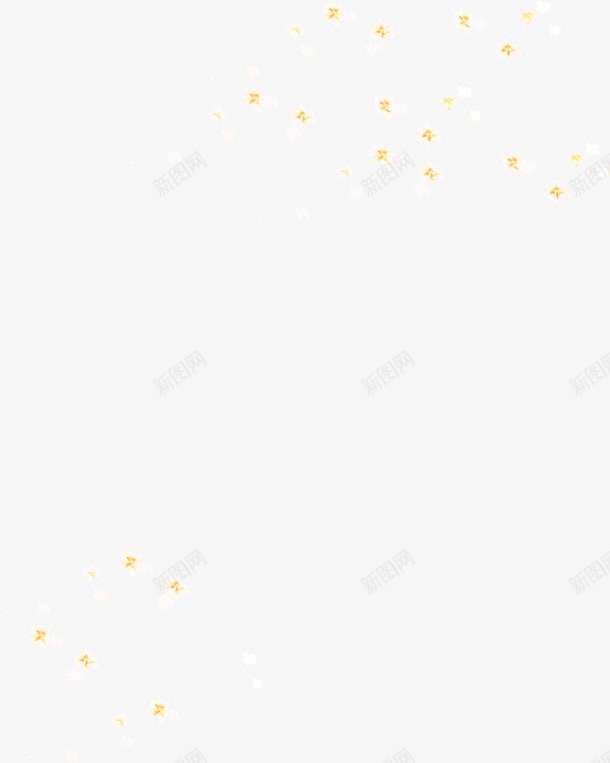 黄色创意白色合成花卉png免抠素材_新图网 https://ixintu.com 创意 合成 白色 花卉 黄色