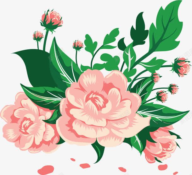 手绘丝网花png免抠素材_新图网 https://ixintu.com 丝网花 假花 手绘 花朵 花瓣 装饰品