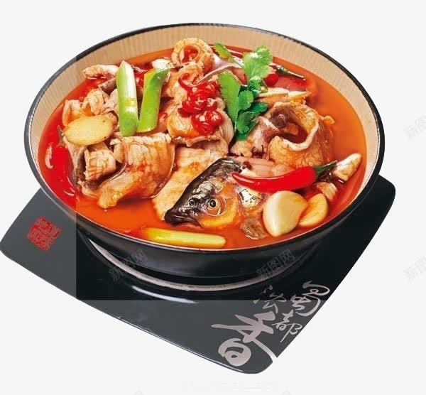 浓香香辣鱼头png免抠素材_新图网 https://ixintu.com 变态辣 家乡味 家乡菜 川菜 诱惑 酸辣鱼 食欲 香辣 鱼头 鱼肉