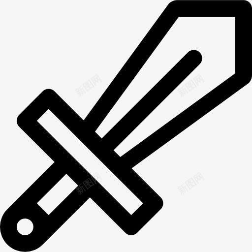 剑图标png_新图网 https://ixintu.com 刀 刀片 剑 战争 战斗 武器
