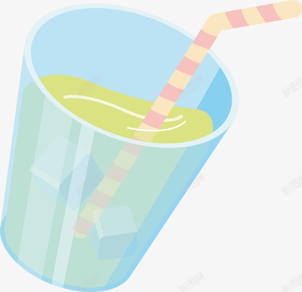 吸管饮料矢量图ai免抠素材_新图网 https://ixintu.com PNG图 PNG图下载 创意卡通 卡通插图 吸管饮料 夏日凉饮 插图 矢量图