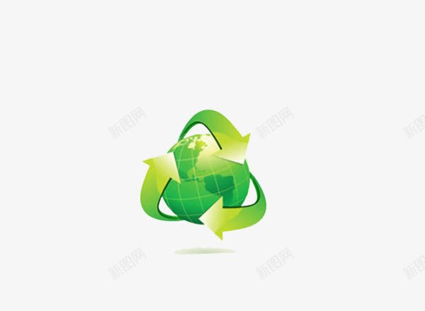 循环使用标志png免抠素材_新图网 https://ixintu.com 循环使用标志 环保 绿色