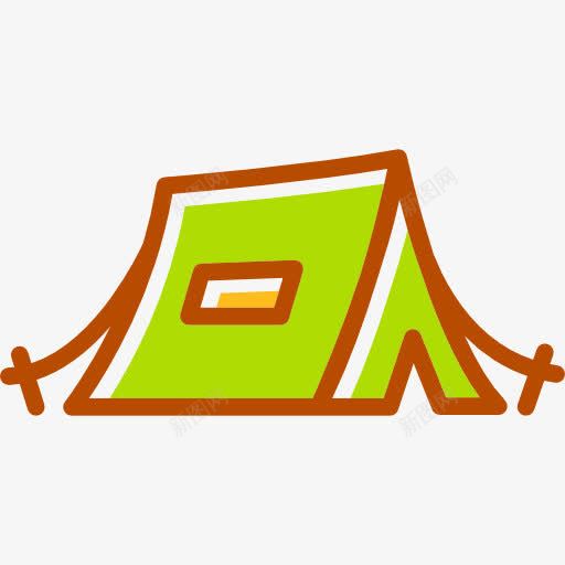帐篷图标png_新图网 https://ixintu.com 住房 农村 帐篷 露营