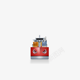 集装箱船前面红色的船Trans图标png_新图网 https://ixintu.com ContainerShip Front Red Ship 前面 红色的 船 集装箱船 集装箱船前面红色的船TransportMultiviewicons免费下载