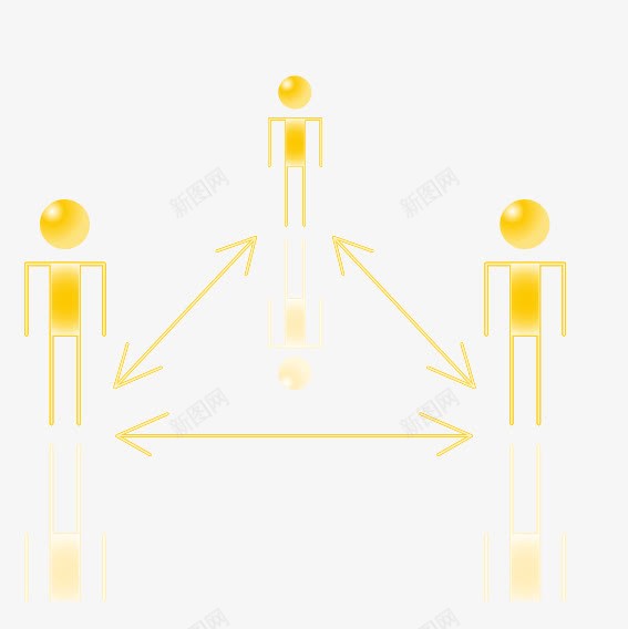 三个小黄人矢量图ai免抠素材_新图网 https://ixintu.com 三个小黄人 团队 小黄人 排列 箭头 队伍 矢量图
